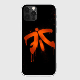 Чехол для iPhone 12 Pro Max с принтом csgo - Fnatic (Black collection) , Силикон |  | Тематика изображения на принте: 0x000000123 | cs | csgo | fnatic | кс | ксго | фнатик