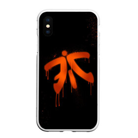 Чехол для iPhone XS Max матовый с принтом csgo - Fnatic (Black collection) , Силикон | Область печати: задняя сторона чехла, без боковых панелей | Тематика изображения на принте: 0x000000123 | cs | csgo | fnatic | кс | ксго | фнатик