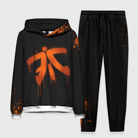 Мужской костюм 3D (с толстовкой) с принтом cs:go   Fnatic (Black collection) ,  |  | 0x000000123 | cs | csgo | fnatic | кс | ксго | фнатик