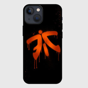 Чехол для iPhone 13 mini с принтом cs:go   Fnatic (Black collection) ,  |  | Тематика изображения на принте: 0x000000123 | cs | csgo | fnatic | кс | ксго | фнатик