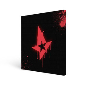 Холст квадратный с принтом cs:go - Astralis (Black collection) , 100% ПВХ |  | 0x000000123 | astralis | cs | csgo | астралис | кс | ксго