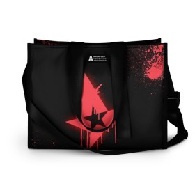 Сумка-шоппер 3D с принтом cs:go - Astralis (Black collection) , 100% полиэстер | застегивается на металлическую кнопку; внутренний карман застегивается на молнию. Стенки укреплены специальным мягким материалом, чтобы защитить содержимое от несильных ударов
 | 0x000000123 | astralis | cs | csgo | астралис | кс | ксго