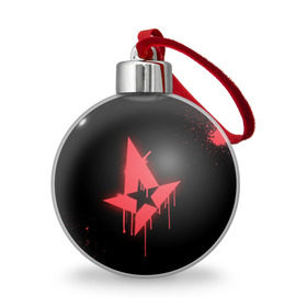 Ёлочный шар с принтом cs:go - Astralis (Black collection) , Пластик | Диаметр: 77 мм | 0x000000123 | astralis | cs | csgo | астралис | кс | ксго