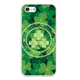 Чехол для iPhone 5/5S матовый с принтом Ireland Happy St Patricks Day , Силикон | Область печати: задняя сторона чехла, без боковых панелей | background | clover | four | green | happy st. patricks day | holiday | ireland | leaf | petal | plant | print | зеленый | ирландия | клевер | лепесток | лист | печать | праздник | растение | счастливого святого патрика | фон | четыре