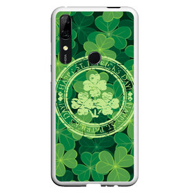 Чехол для Honor P Smart Z с принтом Ireland Happy St Patricks Day , Силикон | Область печати: задняя сторона чехла, без боковых панелей | Тематика изображения на принте: background | clover | four | green | happy st. patricks day | holiday | ireland | leaf | petal | plant | print | зеленый | ирландия | клевер | лепесток | лист | печать | праздник | растение | счастливого святого патрика | фон | четыре