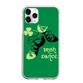 Чехол для iPhone 11 Pro матовый с принтом Ireland Irish dance , Силикон |  | background | black | clover | dance | green | ireland | irish | petal | soft shoes | зеленый | ирландия | ирландский | клевер | лепесток | мягкая | обувь | танец | фон | черная