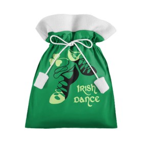 Подарочный 3D мешок с принтом Ireland, Irish dance , 100% полиэстер | Размер: 29*39 см | background | black | clover | dance | green | ireland | irish | petal | soft shoes | зеленый | ирландия | ирландский | клевер | лепесток | мягкая | обувь | танец | фон | черная