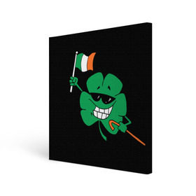 Холст квадратный с принтом Ирландия, клевер с флагом , 100% ПВХ |  | animation | background | black | clover | flag | ireland | smile | stick | teeth | анимация | зубы | ирландия | клевер | очки | палка | улыбка | флаг | фон | черный