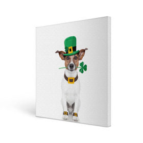 Холст квадратный с принтом Ирландия , 100% ПВХ |  | animal | breed | clover | dog | folk | fun | funny | hat | hero | ireland | irish | saint patrick | герой | животное | ирландия | ирландский | клевер | народный | порода | прикол | святой патрик | собака | шляпа | шутка