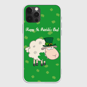 Чехол для iPhone 12 Pro Max с принтом Ирландия , Силикон |  | irish | sheep | st. patricks day | зеленый | ирландец | лепрекон | оваечка | овца