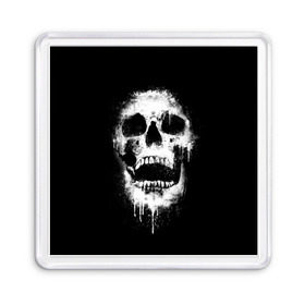 Магнит 55*55 с принтом Evil Skull , Пластик | Размер: 65*65 мм; Размер печати: 55*55 мм | Тематика изображения на принте: bone | dark | death | evil | hipster | skelet | skull | кости | скелет | темнота | хипстер | череп