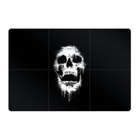 Магнитный плакат 3Х2 с принтом Evil Skull , Полимерный материал с магнитным слоем | 6 деталей размером 9*9 см | Тематика изображения на принте: bone | dark | death | evil | hipster | skelet | skull | кости | скелет | темнота | хипстер | череп