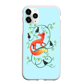 Чехол для iPhone 11 Pro Max матовый с принтом Милая лисичка , Силикон |  | animal | beast | fox | heart | love | orange | животное | зверь | лис | лиса | личиска | любовь | птица | птицы | птичка | рыжая | сердце