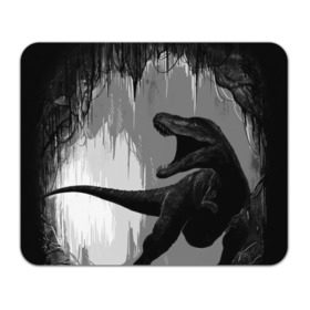 Коврик прямоугольный с принтом Пещера динозавра , натуральный каучук | размер 230 х 185 мм; запечатка лицевой стороны | animal | beast | dino | rage | roar | динозавр | животное | зверь | земля | пещера | рык | эра | ярость