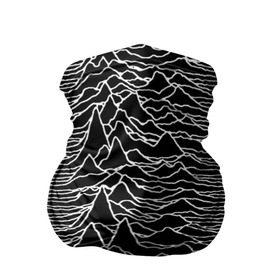 Бандана-труба 3D с принтом Joy Division. Unknown Pleasures , 100% полиэстер, ткань с особыми свойствами — Activecool | плотность 150‒180 г/м2; хорошо тянется, но сохраняет форму | Тематика изображения на принте: joy division | альбом | волны | горы | линии | обложка | панк | рок