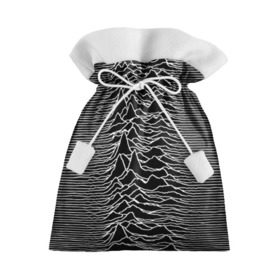 Подарочный 3D мешок с принтом Joy Division. Unknown Pleasures , 100% полиэстер | Размер: 29*39 см | joy division | альбом | волны | горы | линии | обложка | панк | рок
