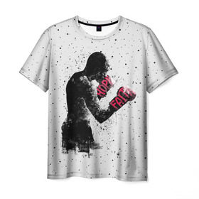 Мужская футболка 3D с принтом Hope Faith , 100% полиэфир | прямой крой, круглый вырез горловины, длина до линии бедер | Тематика изображения на принте: boxing | combat | fight | fighter | kickboxing | muay thai | wrestling | боец | бой | бокс | боксер | драка | кикбоксинг | май тай