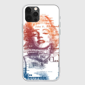 Чехол для iPhone 12 Pro Max с принтом Мэрилин Монро , Силикон |  | actress | american | art | marilyn monroe | pop   art | portrait | text | американская | искусство | киноактриса | мэрилин монро | певица | поп   арт | портрет | текстовой