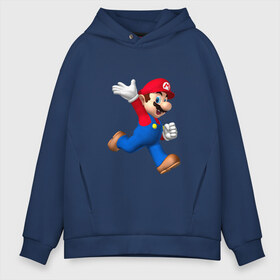 Мужское худи Oversize хлопок с принтом Super Mario , френч-терри — 70% хлопок, 30% полиэстер. Мягкий теплый начес внутри —100% хлопок | боковые карманы, эластичные манжеты и нижняя кромка, капюшон на магнитной кнопке | nintendo | марио | нинтендо