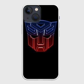 Чехол для iPhone 13 mini с принтом Трансформеры ,  |  | Тематика изображения на принте: autobots | transformers | автоботы | боевик | кино | киногерой | трансформеры