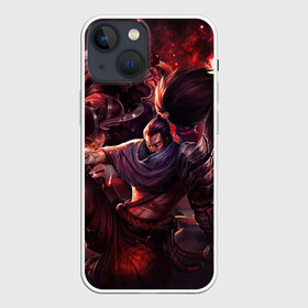 Чехол для iPhone 13 mini с принтом Red ,  |  | league of legends | lee sin | lol | ли син | лига легенд | лол