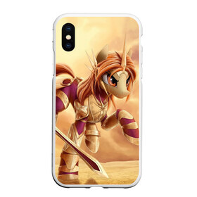 Чехол для iPhone XS Max матовый с принтом Pony Leona , Силикон | Область печати: задняя сторона чехла, без боковых панелей | league of legends | leona | lol | pony | леона | лига легенд | лол | пони