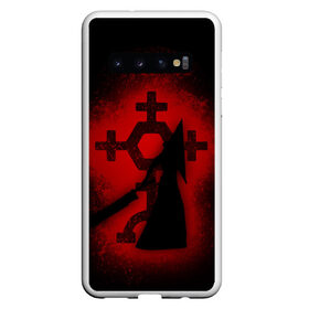 Чехол для Samsung Galaxy S10 с принтом Silent Hill , Силикон | Область печати: задняя сторона чехла, без боковых панелей | horror | знак | мистика | монстр | пирамида | сайлент хилл | символ | триллер | ужасы
