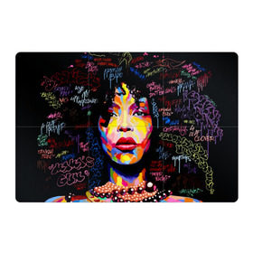 Магнитный плакат 3Х2 с принтом Ямайка, девушка , Полимерный материал с магнитным слоем | 6 деталей размером 9*9 см | девушка | портрет | ямайка | яркий