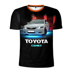 Мужская футболка 3D спортивная с принтом Toyota Camry , 100% полиэстер с улучшенными характеристиками | приталенный силуэт, круглая горловина, широкие плечи, сужается к линии бедра | Тематика изображения на принте: camry | toyota | авто. автомобиль | камри | машина | тачка | тойота