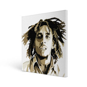 Холст квадратный с принтом Ямайка, Боб Марли , 100% ПВХ |  | bob marley | reggae