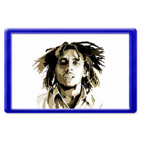 Магнит 45*70 с принтом Ямайка, Боб Марли , Пластик | Размер: 78*52 мм; Размер печати: 70*45 | bob marley | reggae