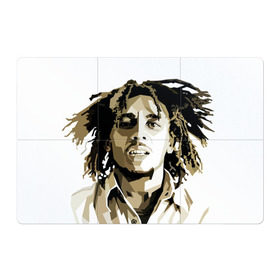 Магнитный плакат 3Х2 с принтом Ямайка, Боб Марли , Полимерный материал с магнитным слоем | 6 деталей размером 9*9 см | Тематика изображения на принте: bob marley | reggae