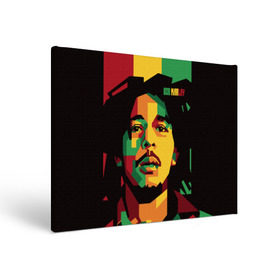 Холст прямоугольный с принтом Ямайка, Боб Марли , 100% ПВХ |  | Тематика изображения на принте: bob marley | reggae | регги