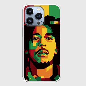 Чехол для iPhone 13 Pro с принтом Ямайка, Боб Марли ,  |  | bob marley | reggae | регги