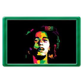 Магнит 45*70 с принтом Ямайка, Боб Марли , Пластик | Размер: 78*52 мм; Размер печати: 70*45 | reggae | регги
