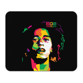 Коврик прямоугольный с принтом Ямайка, Боб Марли , натуральный каучук | размер 230 х 185 мм; запечатка лицевой стороны | Тематика изображения на принте: reggae | регги
