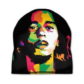 Шапка 3D с принтом Ямайка, Боб Марли , 100% полиэстер | универсальный размер, печать по всей поверхности изделия | reggae | регги