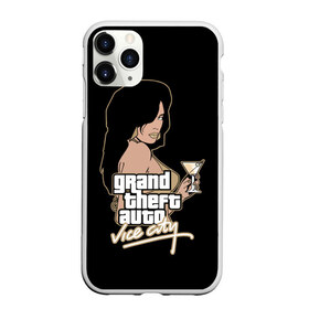 Чехол для iPhone 11 Pro матовый с принтом GTA , Силикон |  | acrobats | brunette | cabs | cocktail opinion | computer | game | girl | grand theft auto | gta | бокал | брюнетка | девушка | игра | коктейль взгляд | компьютерная | лихачи | трюкачи