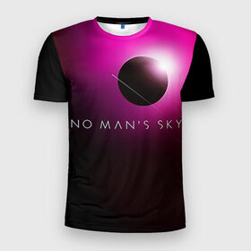 Мужская футболка 3D спортивная с принтом No Man`s Sky 1 , 100% полиэстер с улучшенными характеристиками | приталенный силуэт, круглая горловина, широкие плечи, сужается к линии бедра | Тематика изображения на принте: 