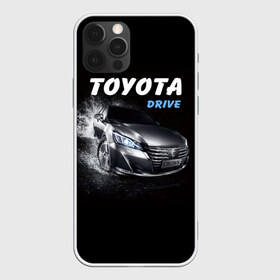 Чехол для iPhone 12 Pro Max с принтом Toyota Drive , Силикон |  | crown | toyota | авто | автомобиль | краун | машина | тачка | тойота