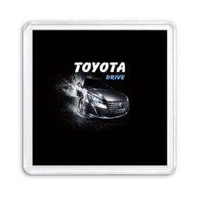 Магнит 55*55 с принтом Toyota Drive , Пластик | Размер: 65*65 мм; Размер печати: 55*55 мм | crown | toyota | авто | автомобиль | краун | машина | тачка | тойота