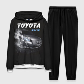 Мужской костюм 3D (с толстовкой) с принтом Toyota Drive ,  |  | crown | toyota | авто | автомобиль | краун | машина | тачка | тойота