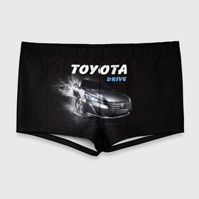 Мужские купальные плавки 3D с принтом Toyota Drive , Полиэстер 85%, Спандекс 15% |  | crown | toyota | авто | автомобиль | краун | машина | тачка | тойота