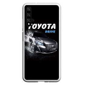 Чехол для Honor 20 с принтом Toyota Drive , Силикон | Область печати: задняя сторона чехла, без боковых панелей | Тематика изображения на принте: crown | toyota | авто | автомобиль | краун | машина | тачка | тойота