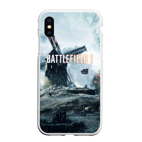 Чехол для iPhone XS Max матовый с принтом Battlefield 1 , Силикон | Область печати: задняя сторона чехла, без боковых панелей | батла | батлфилд
