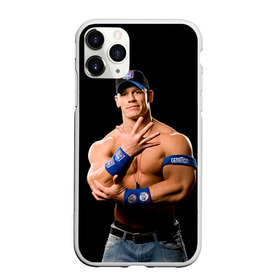 Чехол для iPhone 11 Pro Max матовый с принтом Джон Сина 4 , Силикон |  | john cena | wwe | джон сина | рестлер | рестлинг