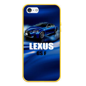 Чехол для iPhone 5/5S матовый с принтом Lexus GS F , Силикон | Область печати: задняя сторона чехла, без боковых панелей | Тематика изображения на принте: gs f | lexus | авто | автомобиль | лексус | машина | спорткар | тачка