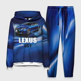 Мужской костюм 3D (с толстовкой) с принтом Lexus GS F ,  |  | Тематика изображения на принте: gs f | lexus | авто | автомобиль | лексус | машина | спорткар | тачка