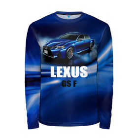 Мужской лонгслив 3D с принтом Lexus GS F , 100% полиэстер | длинные рукава, круглый вырез горловины, полуприлегающий силуэт | gs f | lexus | авто | автомобиль | лексус | машина | спорткар | тачка