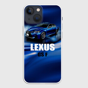 Чехол для iPhone 13 mini с принтом Lexus GS F ,  |  | Тематика изображения на принте: gs f | lexus | авто | автомобиль | лексус | машина | спорткар | тачка